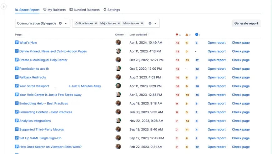 Run Actionable Reports and Check Notifications