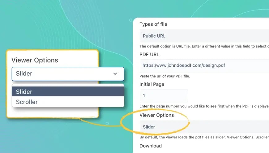 Zwei Navigationsmodi in PDF für Confluence