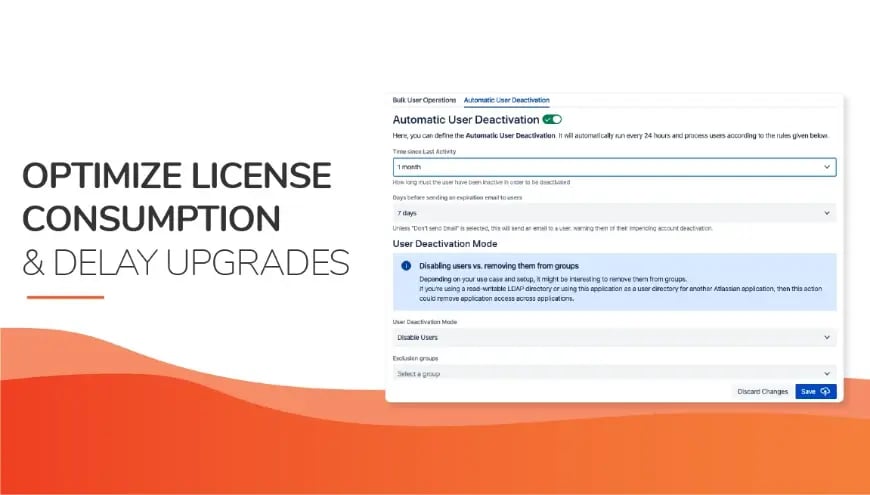 Optimize license consumption & delay upgrades