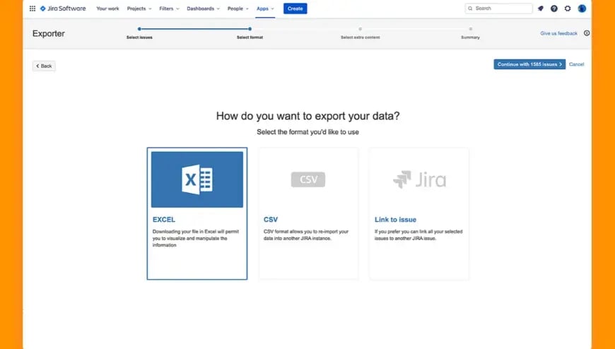 Export additional information from Jira issues