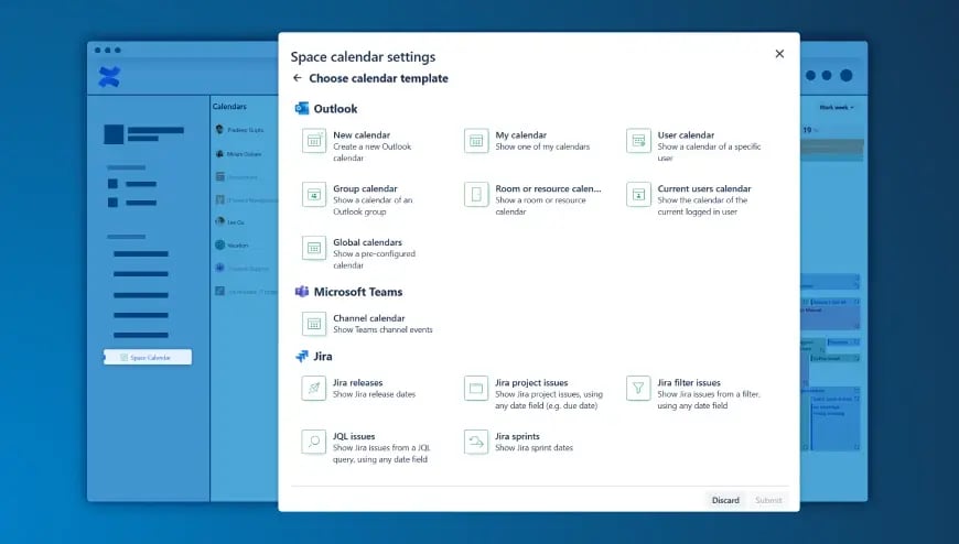 Choose different templates and view options