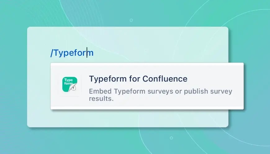 How to embed Typeform into Confluence