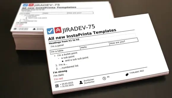 Print your Jira issues directly with your printer