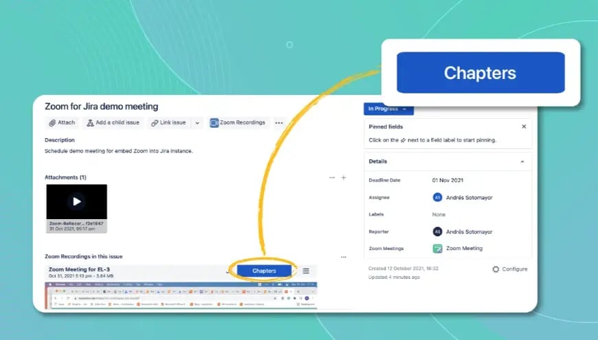 Publish Zoom recordings where teams can see them