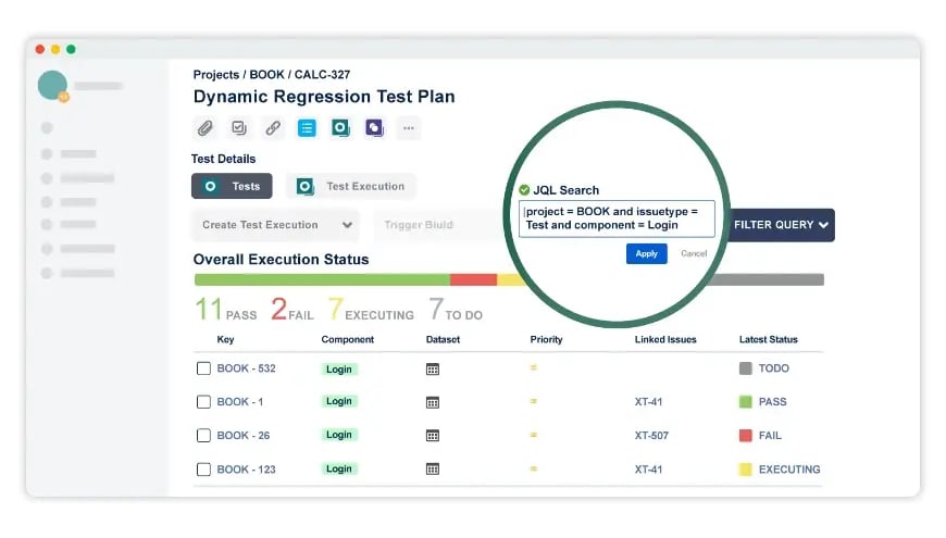 Erstellen Sie dynamische Testpläne mit JQL-Funktionen