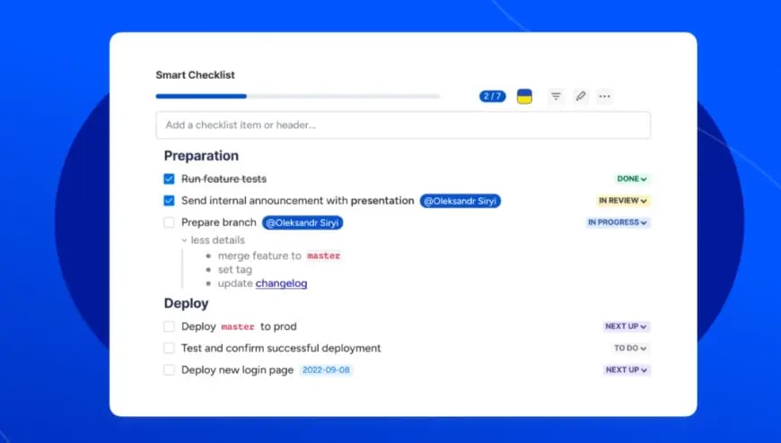 Create descriptive ToDo’s ✅