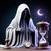 The Phantom of Forgotten HoursThe ghost of tasks past whispering You definitely worked on something last Tuesday but what with a watch and an hourglass