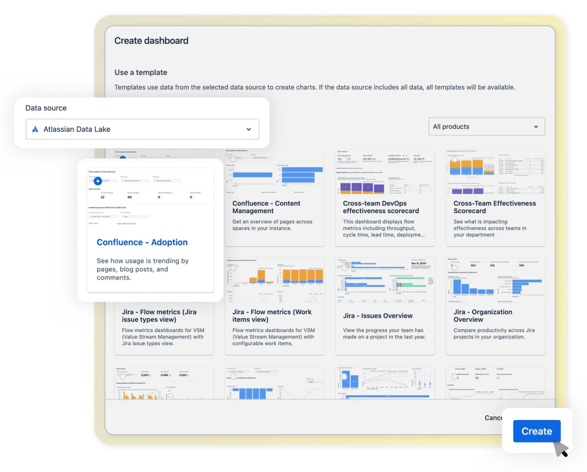 Atlassian Analytics - Templates