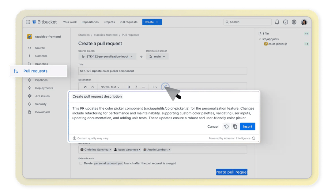 Intelligenza Atlassian-Bitbucket
