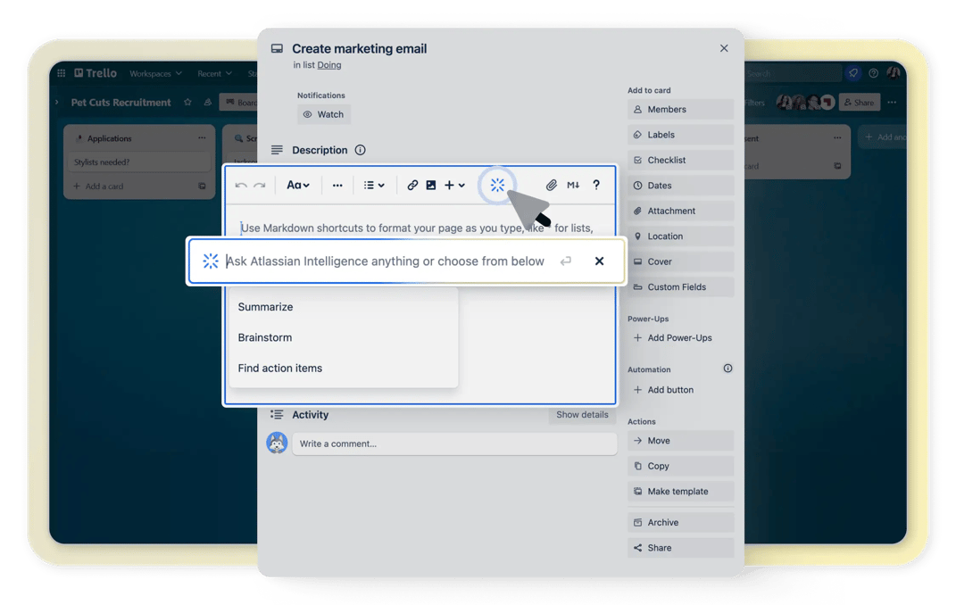 Intelligenza Atlassian-Trello