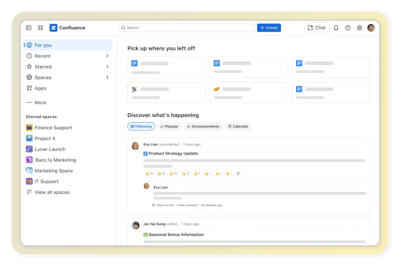 Confluence - Organize