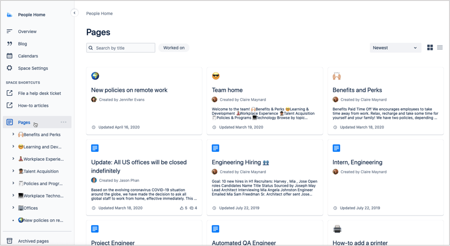 Confluence functions that improve the structure of documents