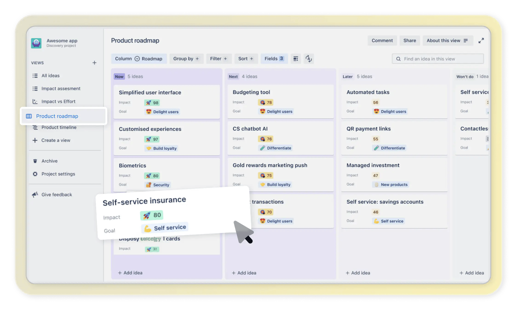 Jira Product Discovery - Board