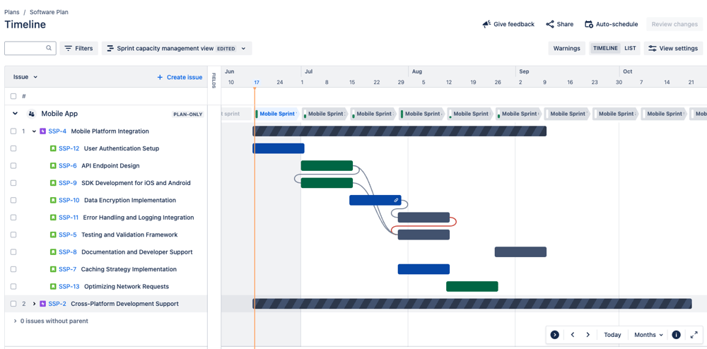 Plans for Jira