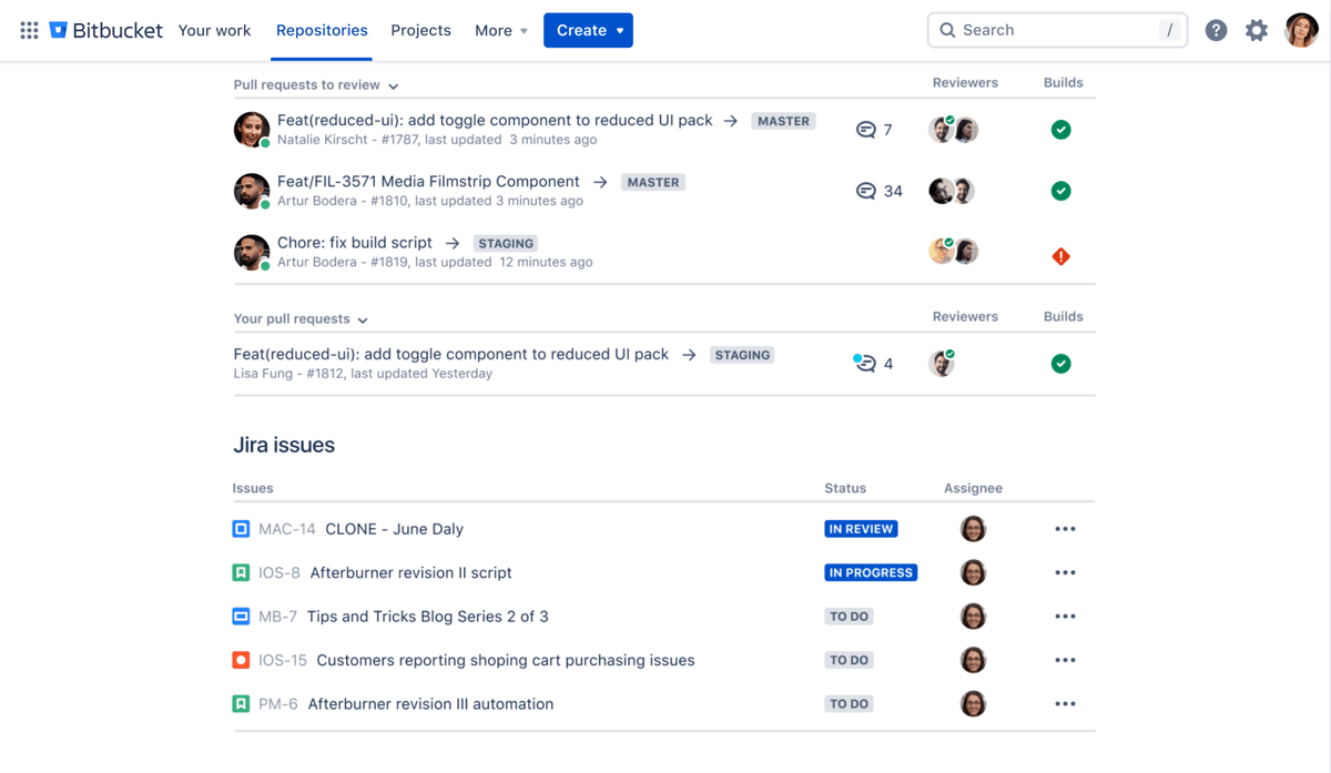 Collaborating on code with Git