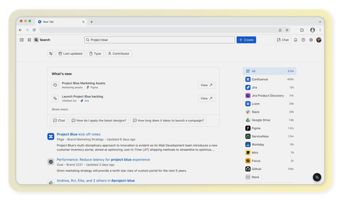 Rovo - Search in browser