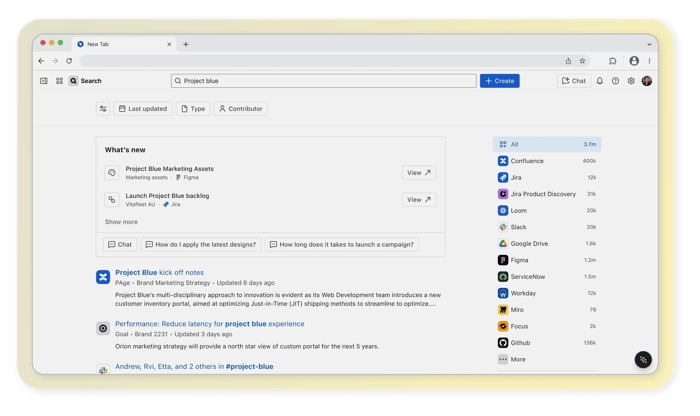 Rovo - Search in browser