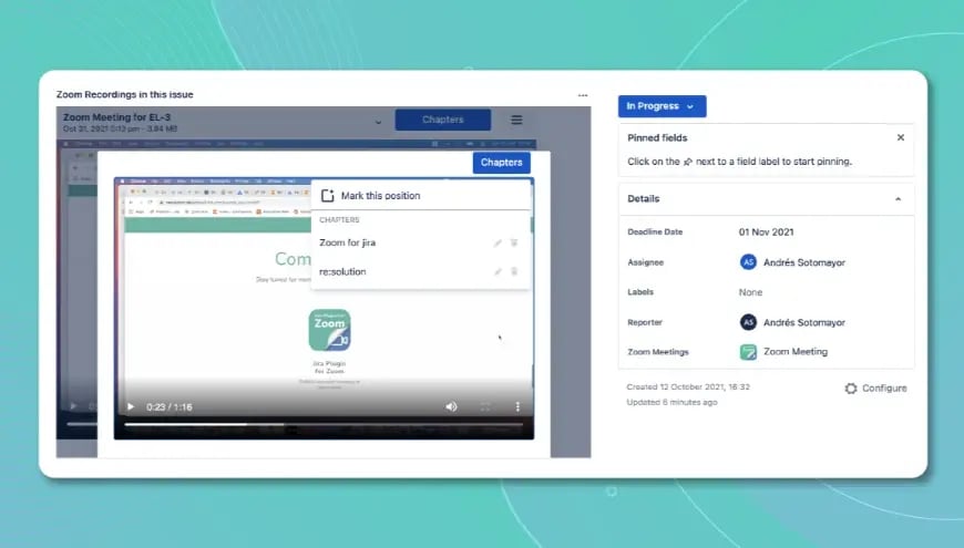 Embed Zoom without leaving Jira