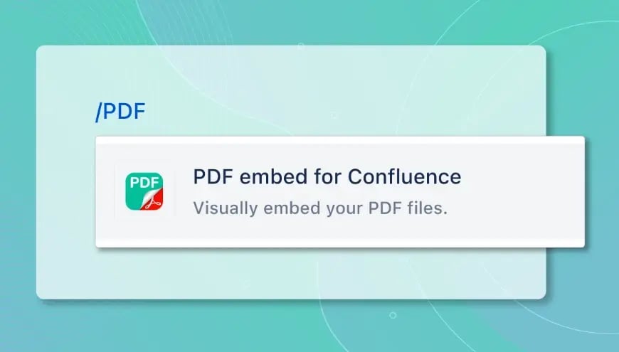 How to embed PDF into Confluence